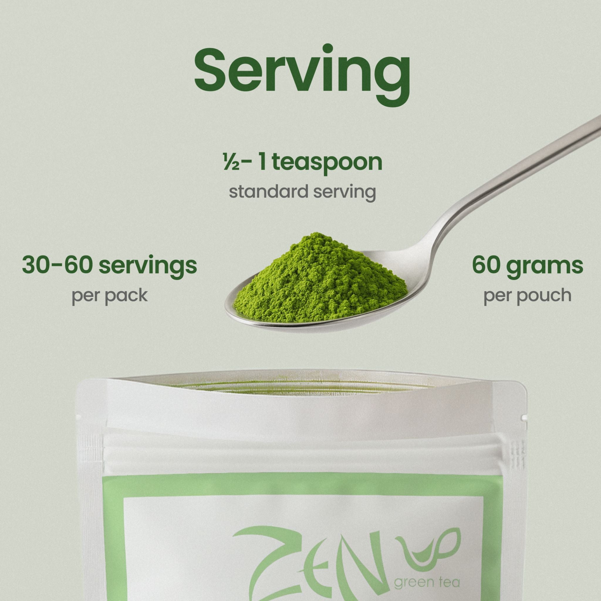 Matcha Tea Set (60g Tea, Whisk, Scoop)