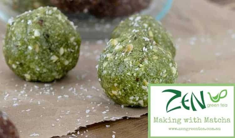 Refreshing Lemon Matcha Bliss Balls