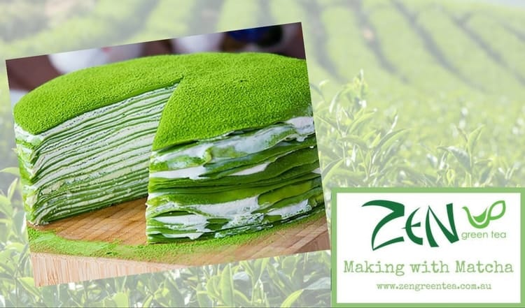 Matcha Crepe Cake Recipe