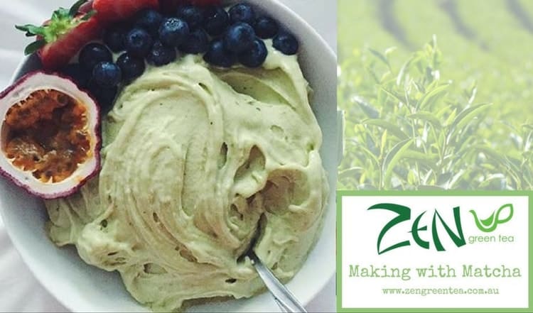 Matcha Green Tea Powder Ice Cream Recipe