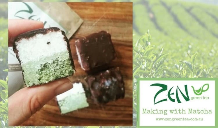 Matcha Green Tea Powder Bounty Bars