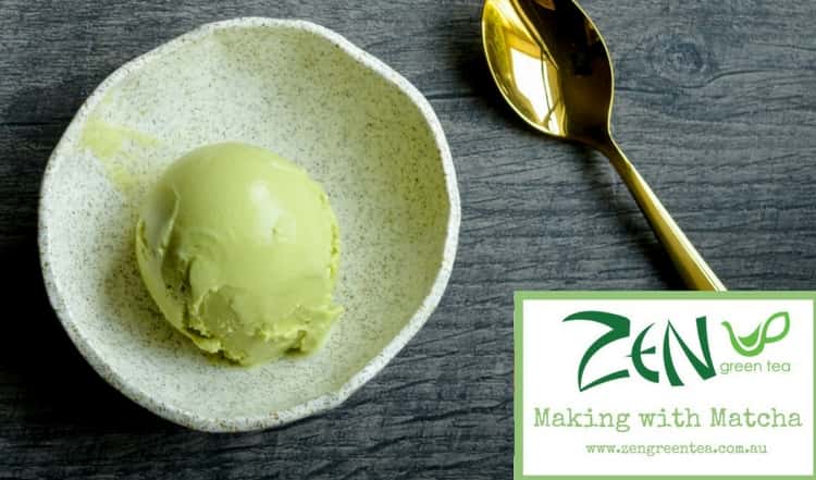 Matcha Green Tea Frozen Yoghurt