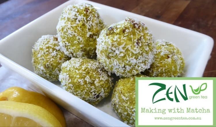 Turmeric Matcha Bliss Ball Recipe