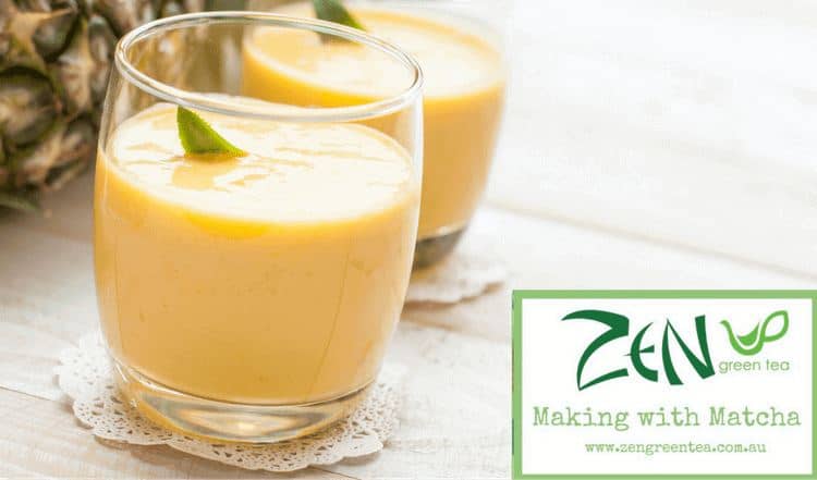 Turmeric Matcha Coconut Smoothie