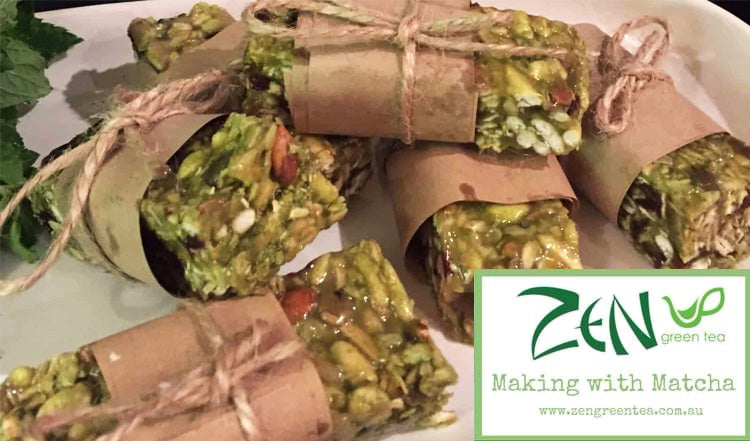 Matcha Granola Bars