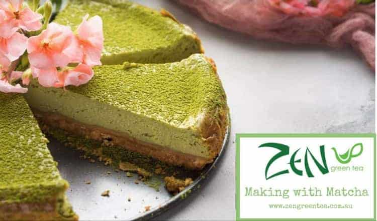 Creamy Matcha Green Tea "Cheesecake"