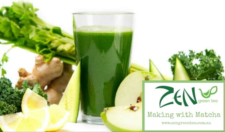 Matcha Green Tea Powder Green Juice Recipe