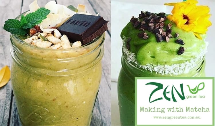 Matcha Green Tea Powder Smoothie Recipes