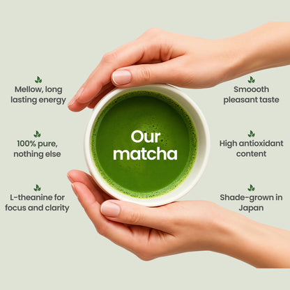 Matcha Tea Set (60g Tea, Whisk, Scoop)