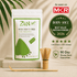 Zen Matcha Green Tea Powder package with a bamboo whisk on a beige background, featuring MKR and Body + Soul awards.