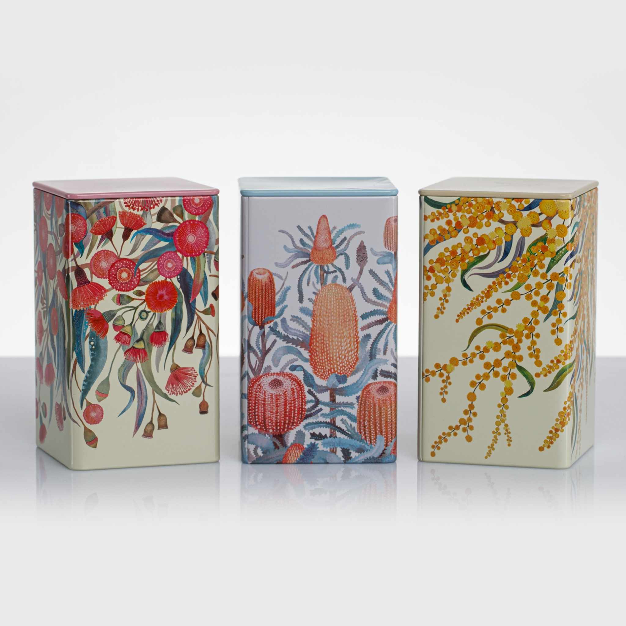 Zen Green Tea Organic Herbal Tea Gift Set 3 Tins 60 Tea Bags