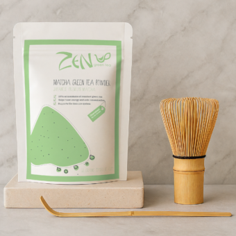 Matcha Tea Set (60g tea, whisk, scoop)