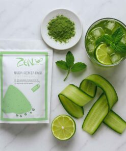 Iced matcha green tea powder Zen Green Tea