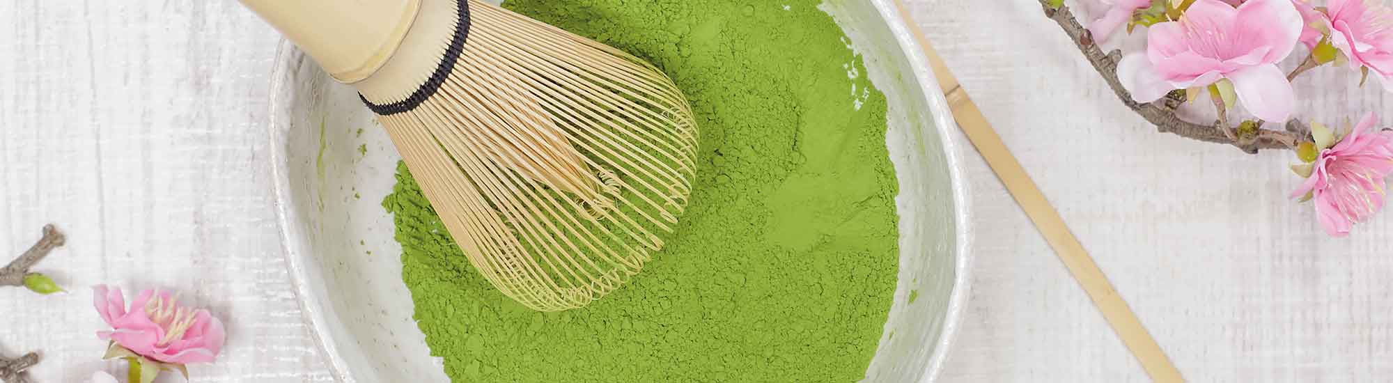 Zen Green Tea Powder Banner